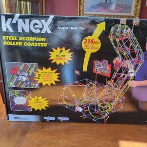 K'nex Steel Scorpion Roller Coaster New Never Opened